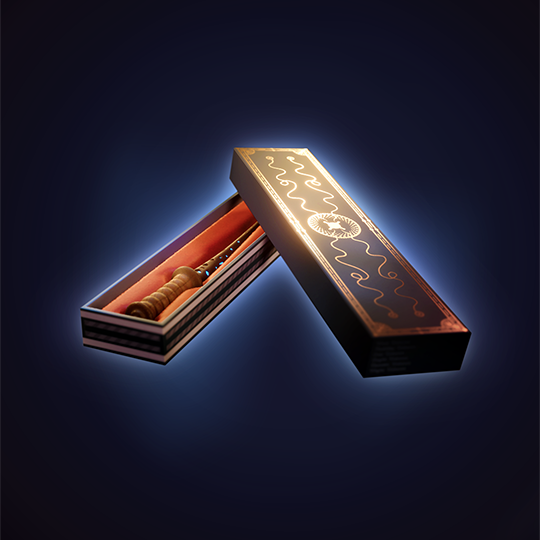 Baguette magique et sa boîte