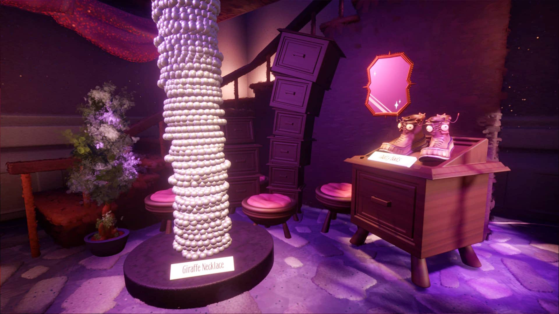 Rez-de-chaussé de l'intérieur de la boutique magique