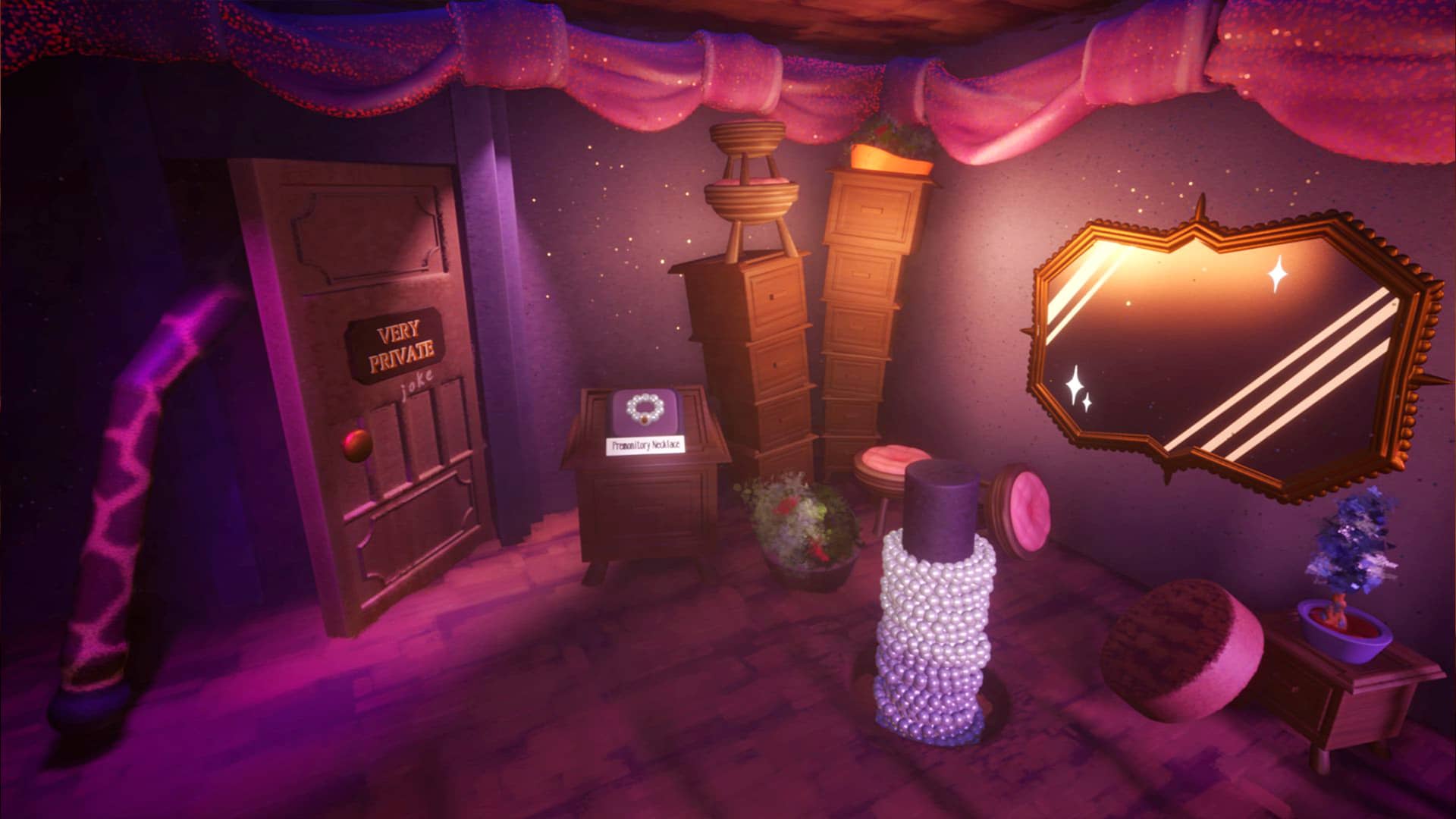 Étage de l'intérieur de la boutique magique