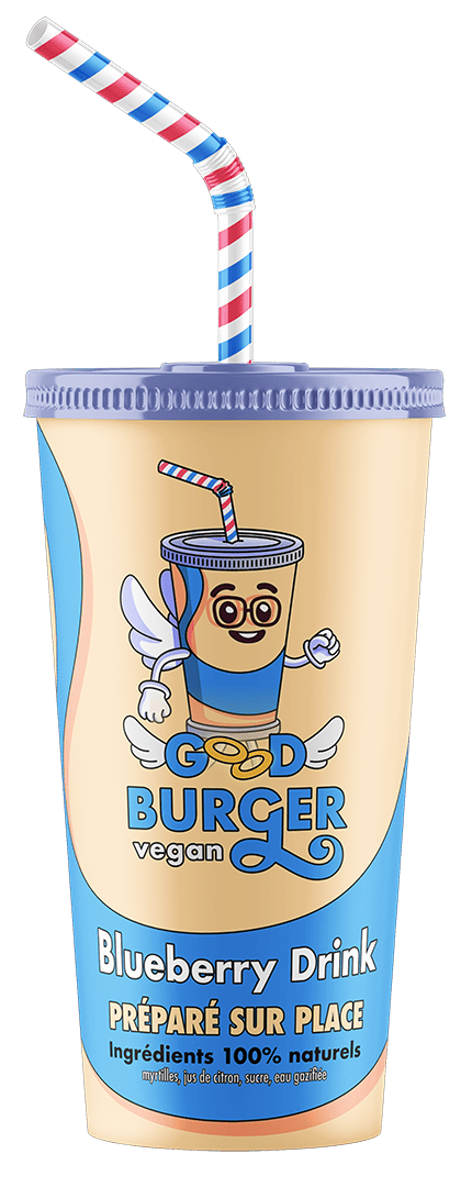 Boisson gazeuse à la myrtille