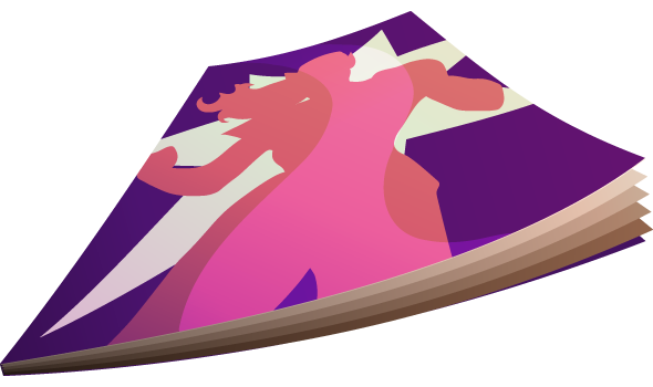 BD de super-héroïne rose