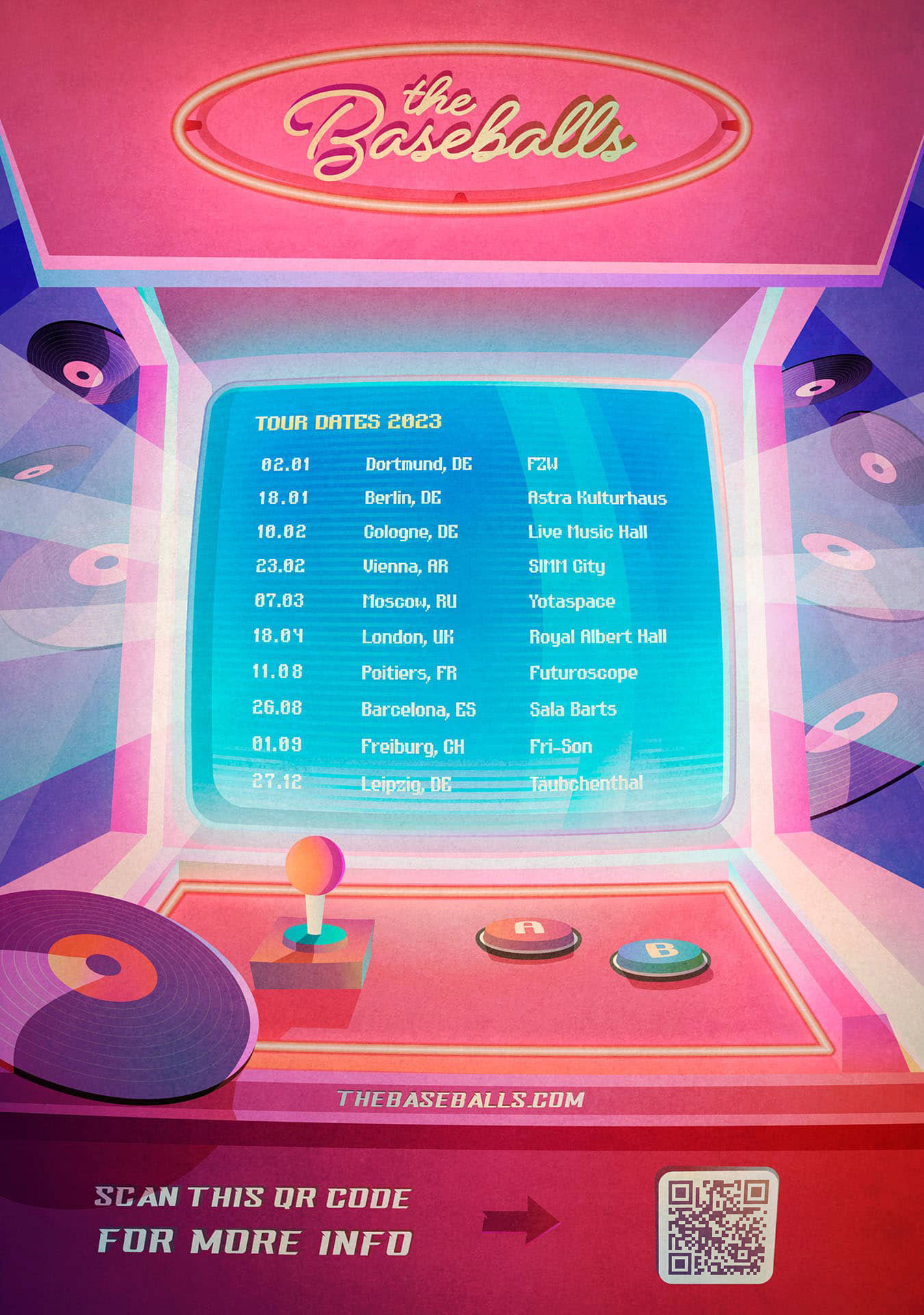 Affiche de la tournée