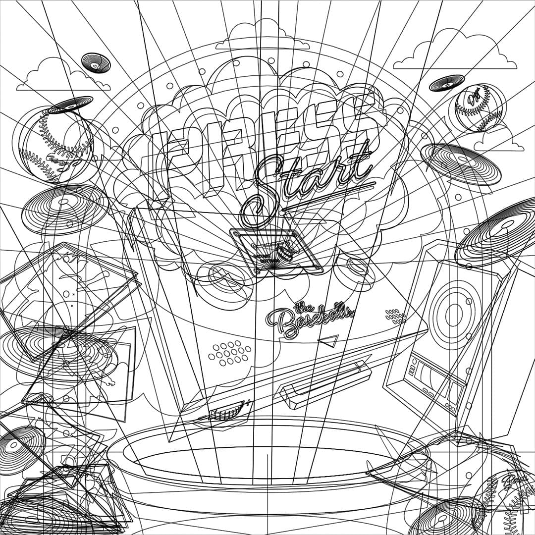 Aperçu des tracés du recto de la pochette