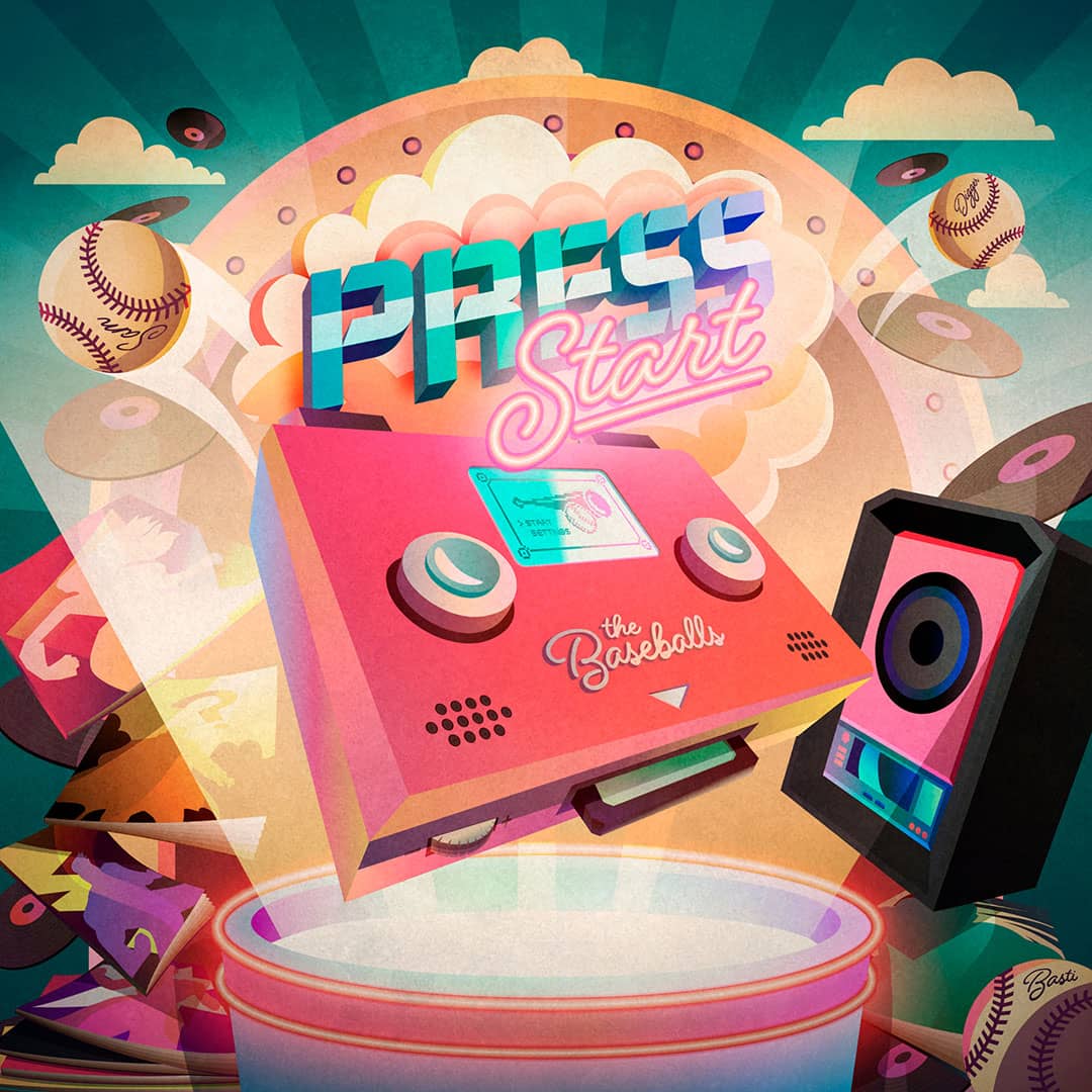 Design coloré du recto de la pochette