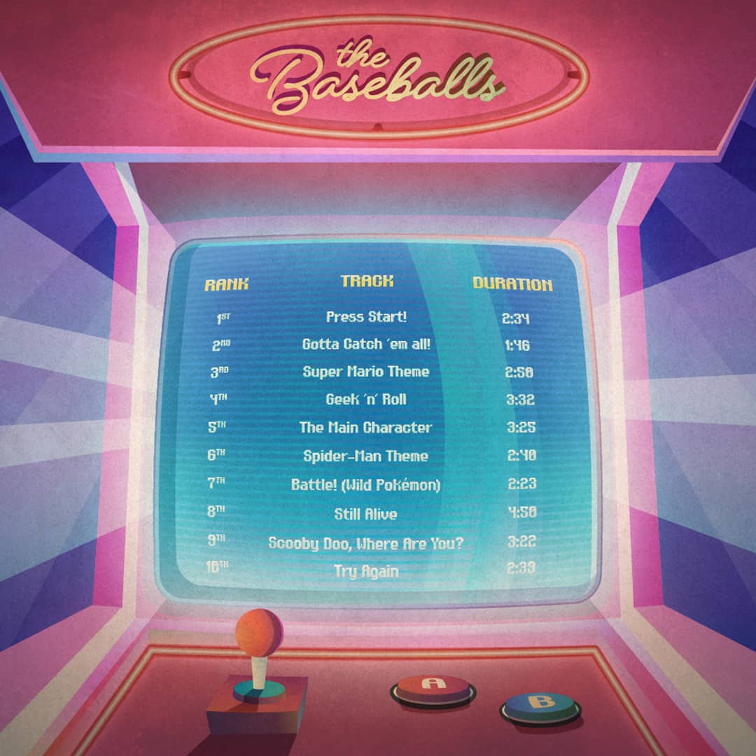 Design coloré du verso de la pochette