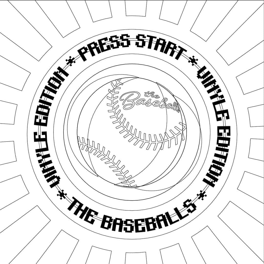 Aperçu des tracés du macaron de la pochette