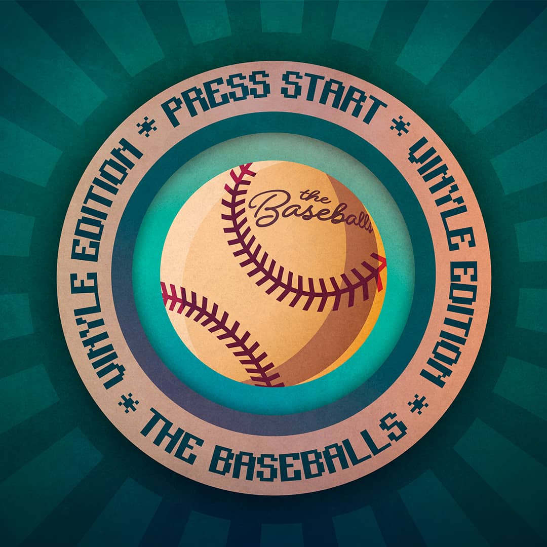 Design coloré du macaron de la pochette