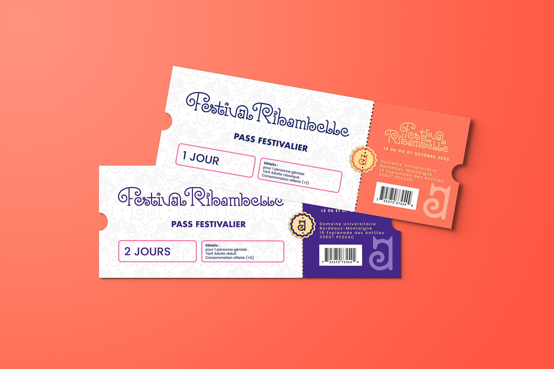 Deux billets pour le Festival Ribambelle